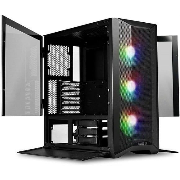 LIAN LI LANCOOL II MESH RGB Black LAN2MRX Tempered Glass ATX Gaming Case -Black