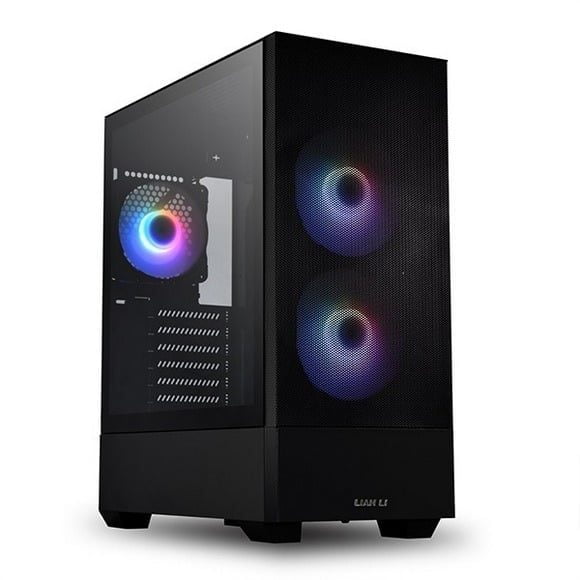 Lian Li LANCOOL 205 Mesh Tempered Glass Side Panel Mid-Tower ATX Computer Case PC Gaming Case Black
