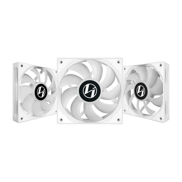 Lian Li ST120 ADDRESSABLE RGB 120MM WHITE FAN WITH CONTROLLER - TRIPLE PACK