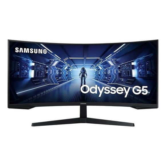 Samsung Odyssey G5 34 Inch LC34G55TWWM 21:9 Curved 165Hz FreeSync WQHD HDR VA Gaming Monitor