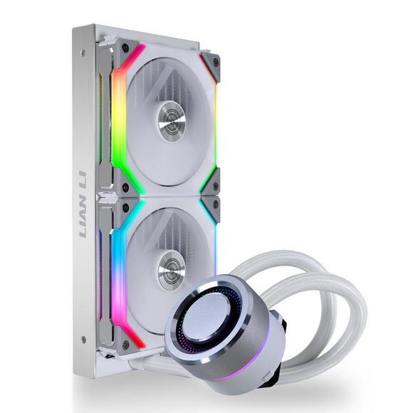 Lian Li GALAHAD 240 AIO SL120 Edition CPU Cooler ARGB White