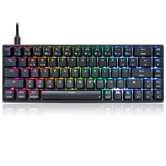 Skyloong SK68s Black (Red Switches) Mechanical Wireless Bluetooth Keyboard