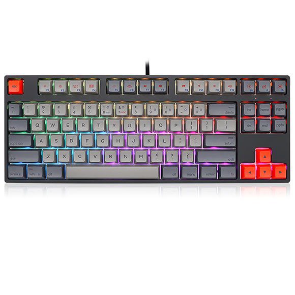 Skyloong SK87s DOLCH/Deep Gray (Red Switches) Mechanical Wireless Bluetooth Keyboard