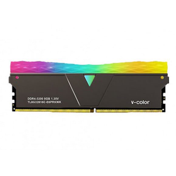 V-Color Prism Pro RGB 8GB DDR4 DRAM 3200MHz Single - Black