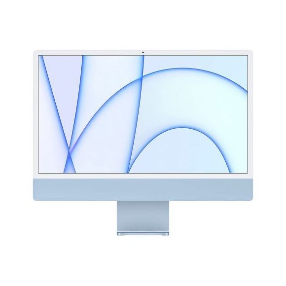 Apple IMac Z12X000UT CTO M1 Chip 3.2 Ghz 8 Core CPU 16GB 512GB SSD 24 Inch 4.5K Retina Display 8 Core GPU Magic Mouse & Magic Keyboard Included Blue