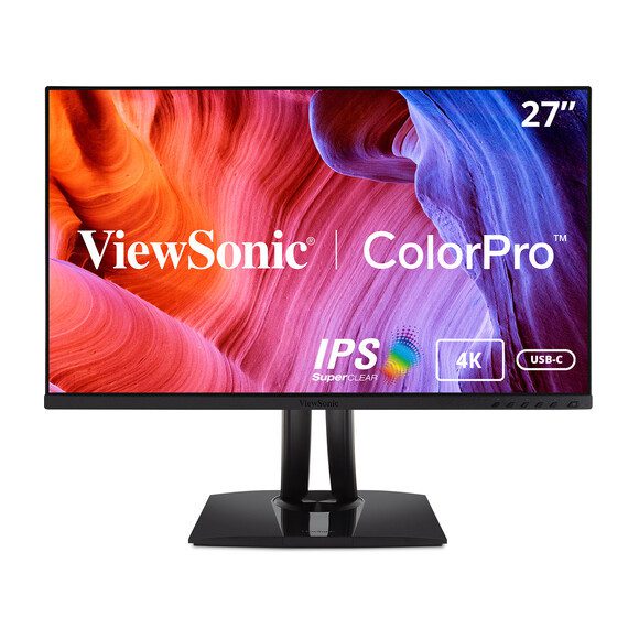 ViewSonic VP2756-4K - 27 Inch ColorPro™ 4K with 60W USB C, sRGB and Pantone Validated UHD IPS Monitor