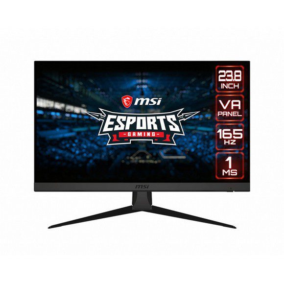 MSI Optix G243 24 Inch Full HD 1920 x 1080 165 Hz HDMI, DisplayPort, Audio G-Sync Compatible Gaming Monitor (Used)
