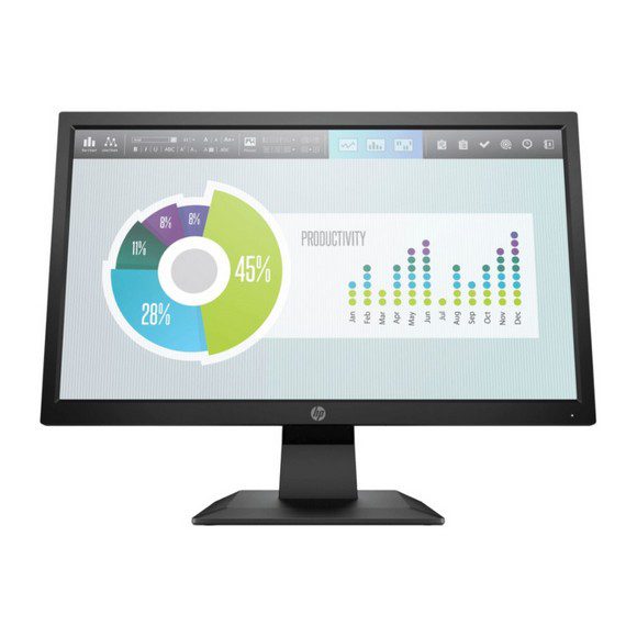 HP P204v 19.5 Inch HDMI Widescreen TN LED HD+ 1600 x 900 @ 60 Hz Monitor (Used)