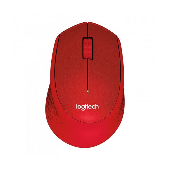 Logitech M331 Silent Plus Wireless Mouse-Red 910-004916