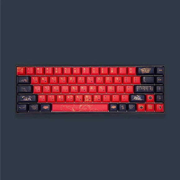 Skyloong SK68s Dragon (Yellow Switches) Mechanical Wireless Bluetooth Keyboard