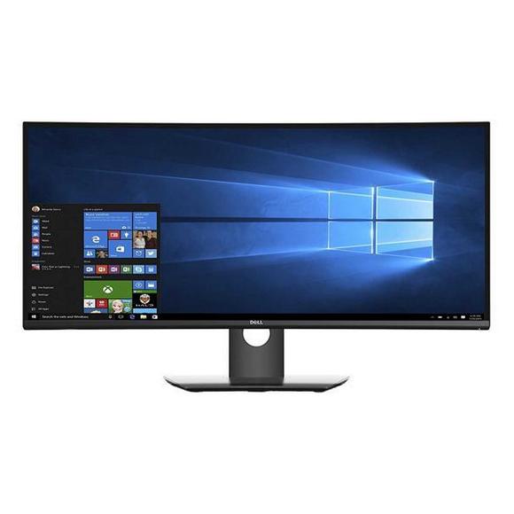 Dell UltraSharp U3417W 34 Inch 3440x1440 2K Resolution 60Hz 5ms DisplayPort Mini-DisplayPort 2xHDMI USB 3.0 Hub Built-in Speakers White Edgelit LED IPS Curved Monitor (Open Box)
