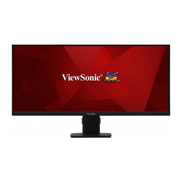 ViewSonic VA3456-MHDJ 34 Inch 21:9 UltraWide WQHD 1440p Frameless IPS with Ergonomics Design HDMI and DisplayPort Inputs Monitor