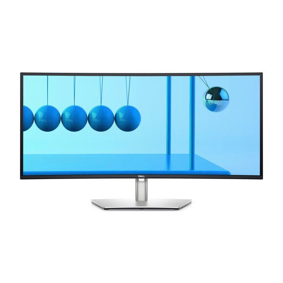 Dell UltraSharp U3421WE 34.1 Inch 21:9 Curved 3440 x 1440 WQHD IPS DisplayPort + HDMI + USB Type-C Inputs Monitor (Used)