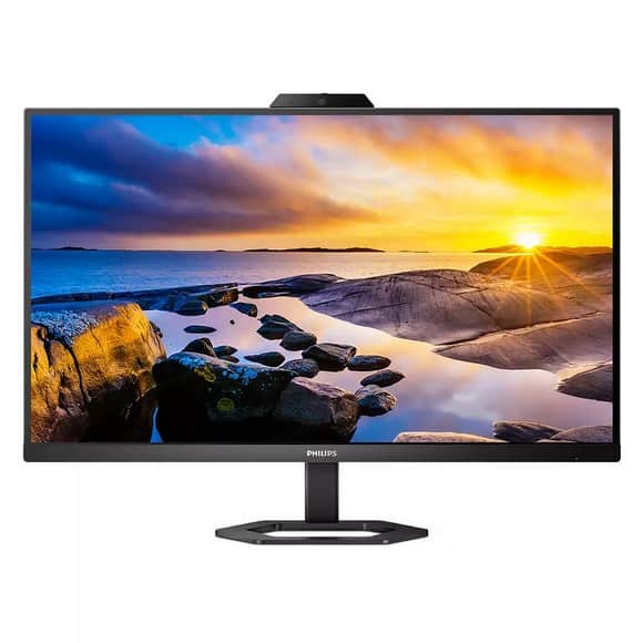 Philips 27E1N5600HE 27 Inch QHD with IPS technology, HDMI/DisplayPort/USB-C connectivity, 5W built in speakers and 5MP built-in Windows Hello webcam, height adjustable, pivot Monitor