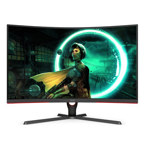 AOC CQ32G3SE 32 Inch 165Hz 1ms 2K 1440p QHD VA Curved Gaming Monitor