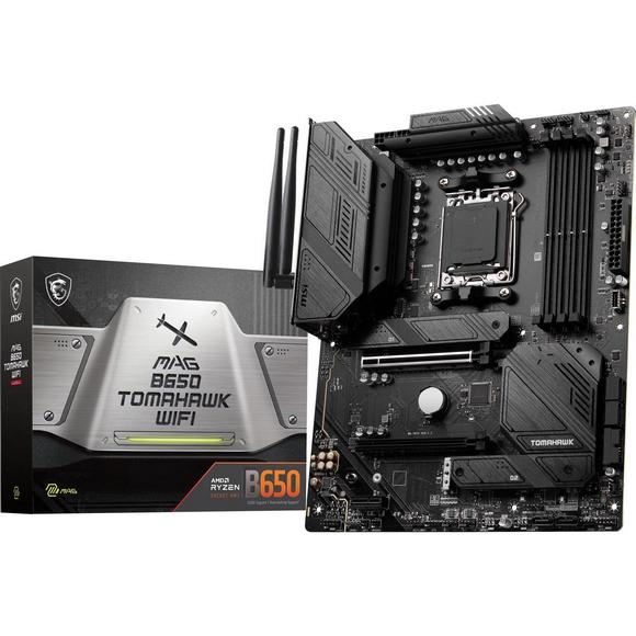 MSI MAG B650 TOMOHAWK WIFI AM5 AMD B650 SATA 6Gb/s DDR5 Ryzen 7000 ATX Motherboard