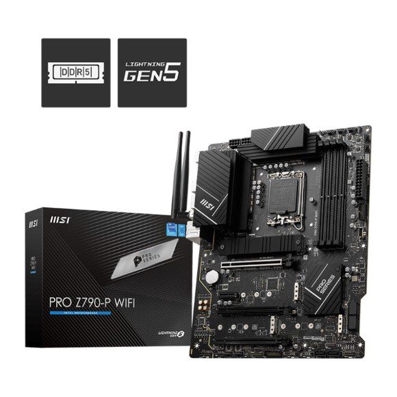 MSI PRO Z790-P DDR5 WIFI LGA 1700 Intel Motherboard