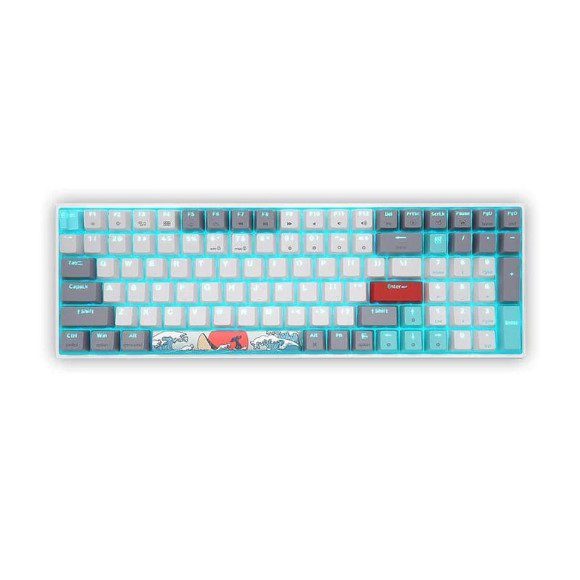 Skyloong SK96S Coral Sea (Red Switches) Mechanical Wireless Bluetooth Keyboard