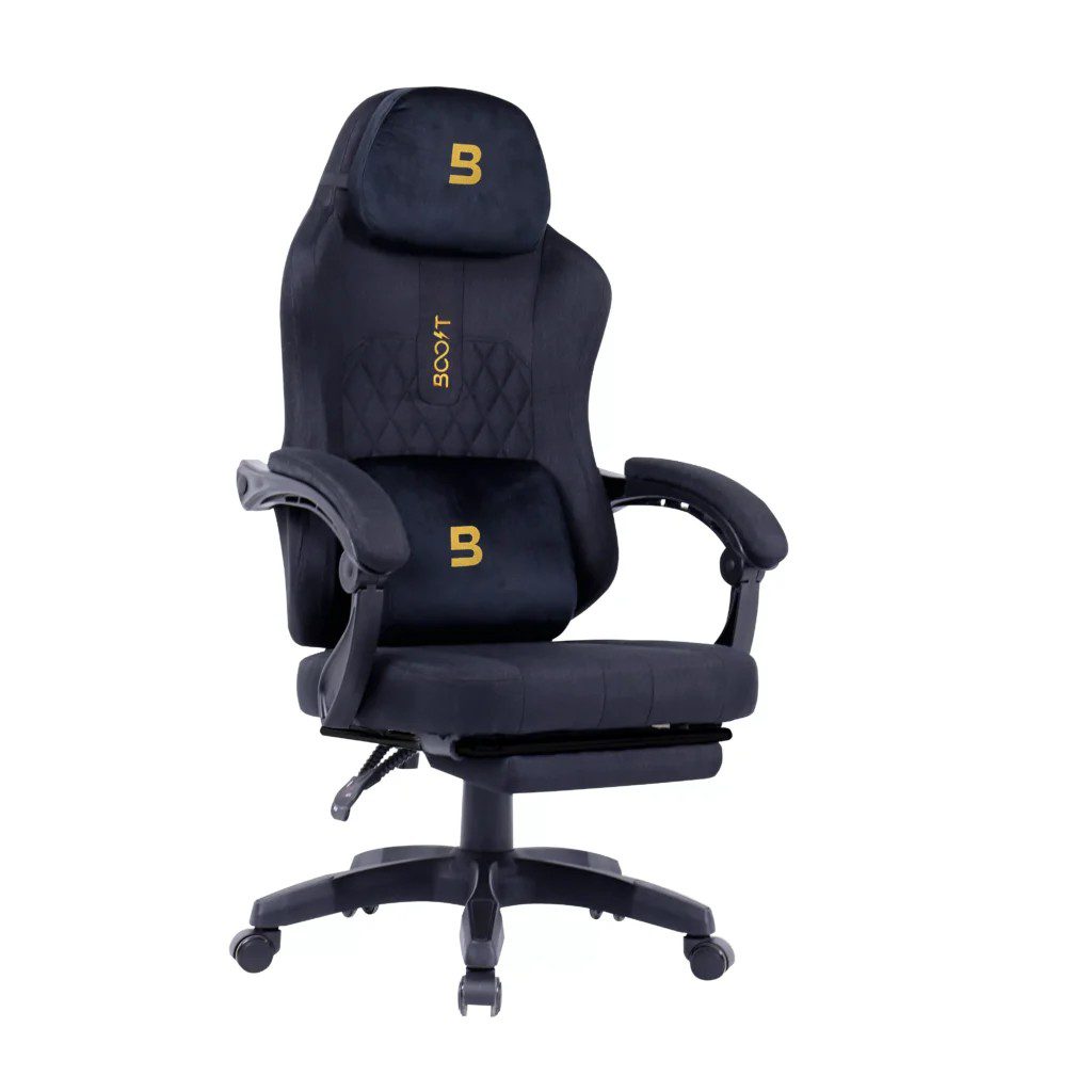 Boost Surge Pro with Footrest Gaming Chair Black