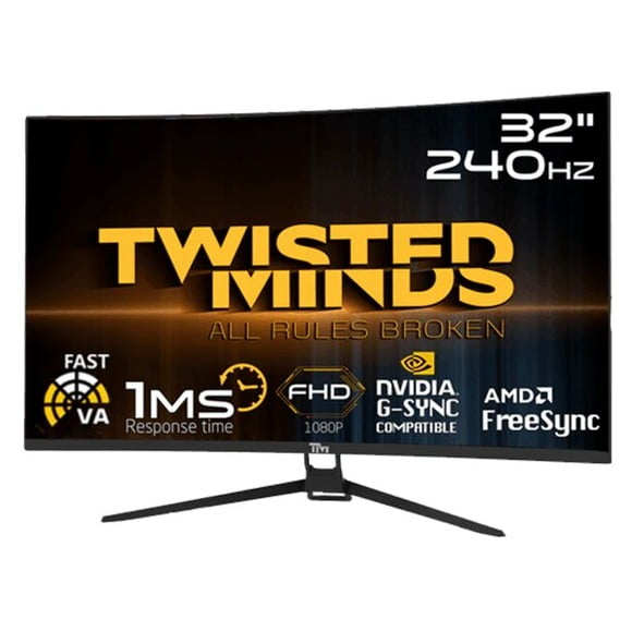 Twisted Minds FHD 32, TM32RFA 240Hz, 1ms, HDMI 2.0 Gaming Monitor