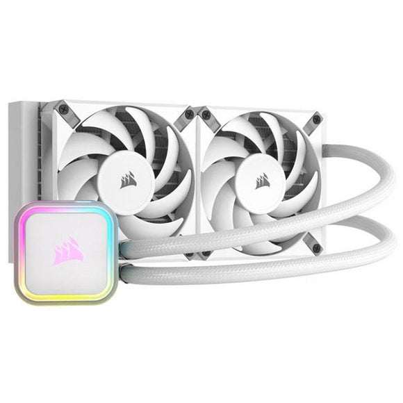 CORSAIR iCUE H100i RGB ELITE Liquid CPU Cooler White