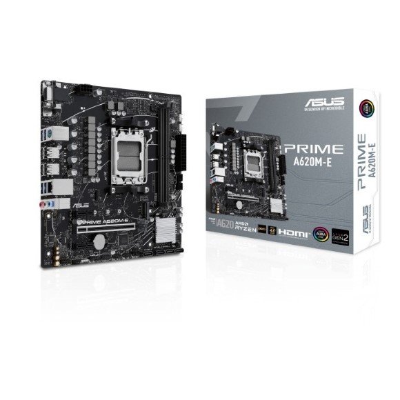 Asus Prime A620M-E DDR5 AMD AM5 micro ATX Gaming Motherboard