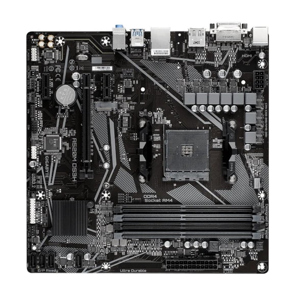 Gigabyte A520M DS3H Pure Digital VRM Solution DDR4 Motherboard