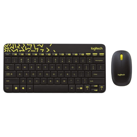 Logitech MK240 Wireless Keyboard and Mouse Combo with Nano receiver – Black 920-008202