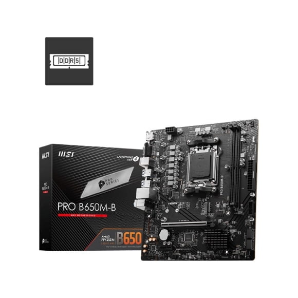 MSI Pro B650M-B DDR5 AMD AM5 microATX Motherboard