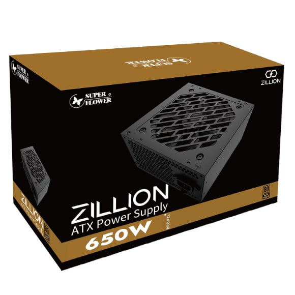 Super Flower Zillion 650W 80+ Bronze Power Supply
