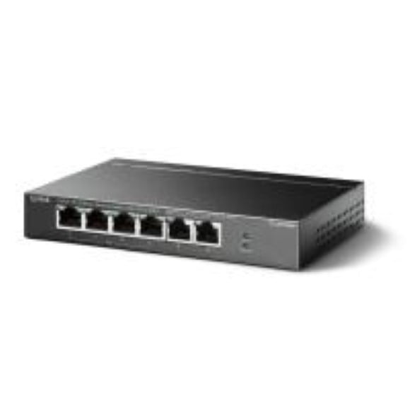 TP-LINK TL-SF1006P 6-Port 10/100Mbps Desktop Switch with 4-Port PoE+