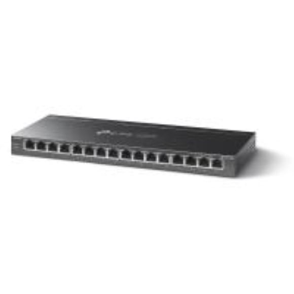 TP-LINK TL-SG116P 16-Port Gigabit Desktop Switch with 16-Port PoE+