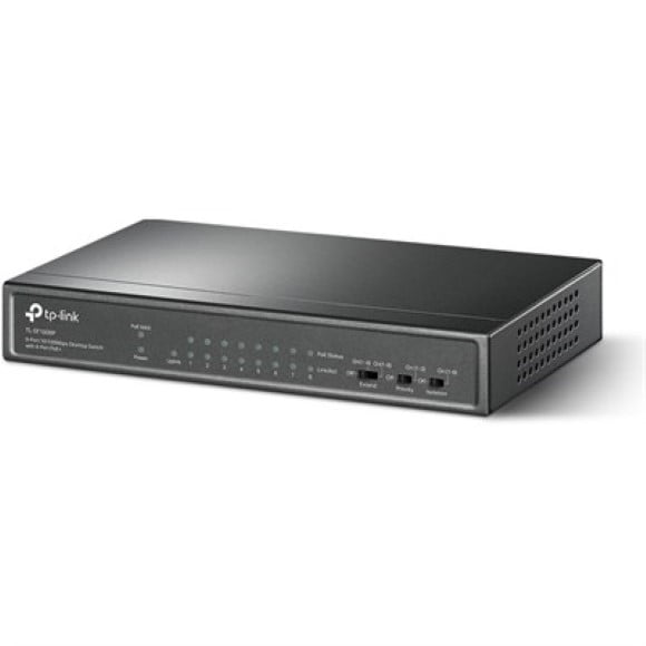 TP-Link TL-SF1009P 9-Port 10/100Mbps Desktop Switch with 8-Port PoE+ (Ver 1.0)