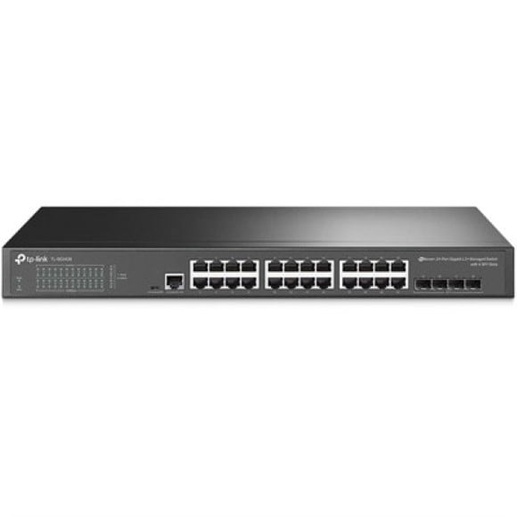 TP-Link TL-SG3428 JetStream 24-Port Gigabit L2+ Managed Switch with 4 SFP Slots