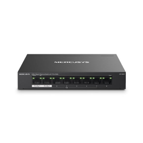 TP-Link MS108GP 8-Port Gigabit Desktop Switch with 7-Port PoE+