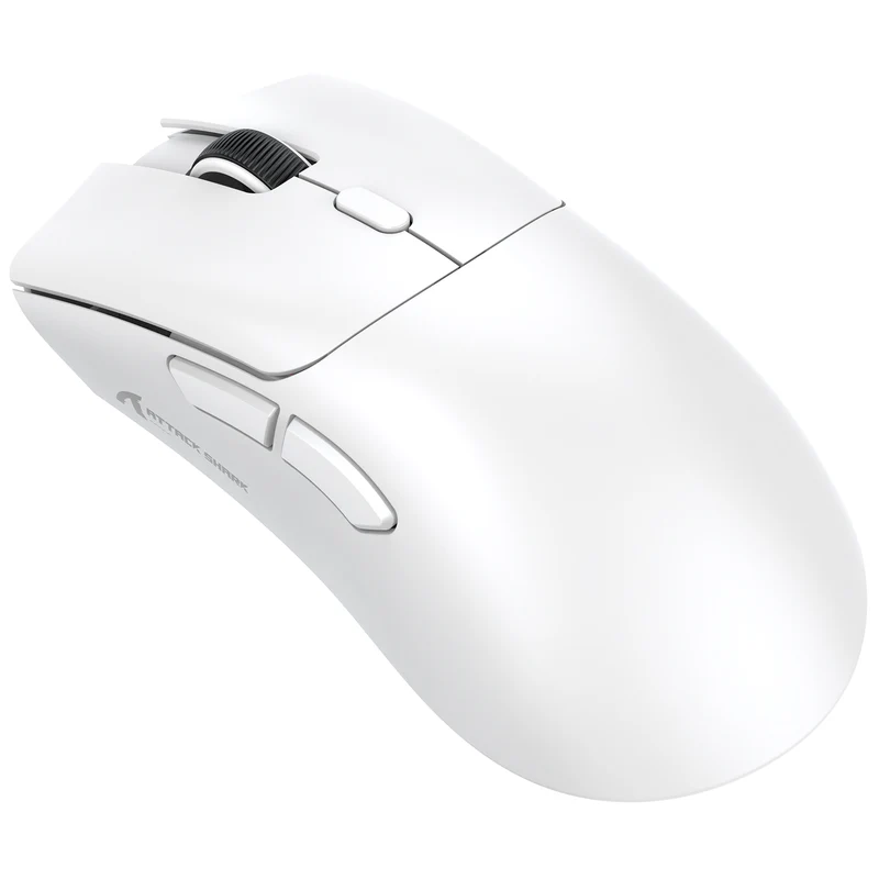 ATTACK SHARK R1 Wireless Gaming Mouse – White