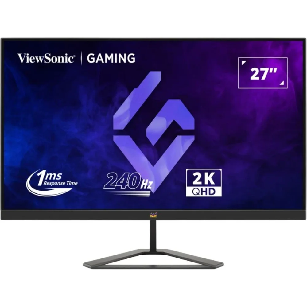 ViewSonic VX2758A-2K-PRO-3 27 Inch QHD 240Hz IPS Panel 130% SRGB 1MS FreeSync IPS Gaming Monitor
