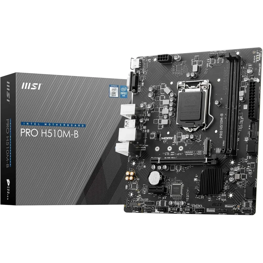 MSI PRO H510M-B LGA 1200 Intel DDR4 Micro-ATX Motherboard