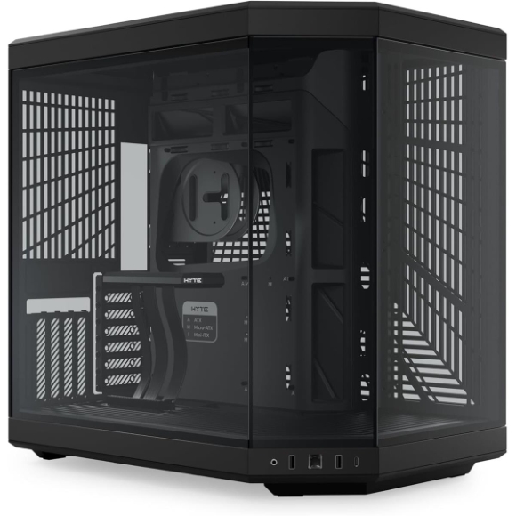 HYTE Y70 Modern Aesthetic Dual Chamber Mid-Tower ATX Case Black