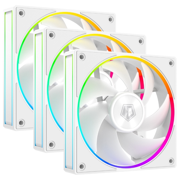 ID-COOLING AF-127-ARGB-W Trio Cooling Fans White