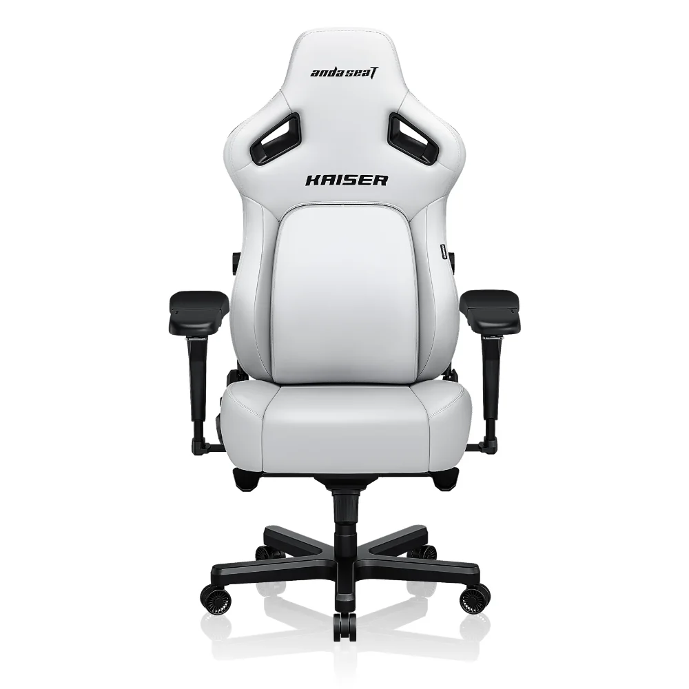 Anda Seat Kaiser 4 XL Premium Leather Gaming Chair Cloudy White