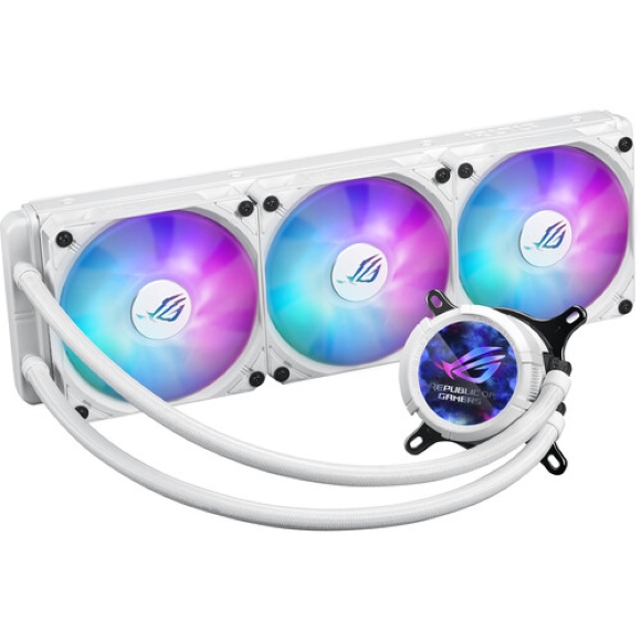 ASUS ROG STRIX LC III ARGB LCD 360mm All-in-One Liquid Cooler (White)