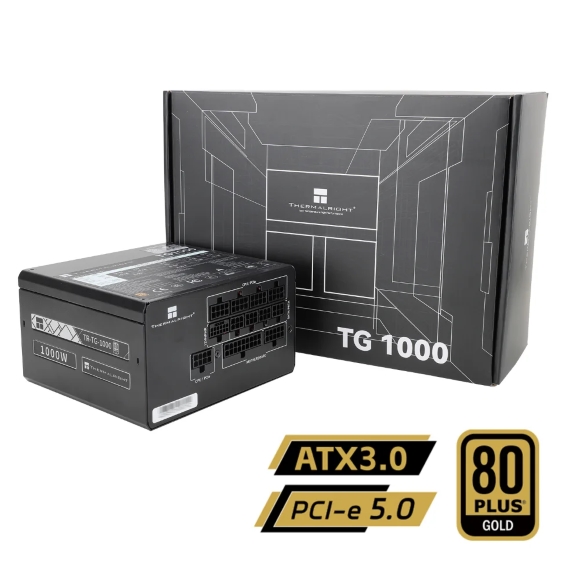 Thermalright ATX3.0 PCIE 5.0 1000W TG-1000 GOLD Full MODULAR Power Supply