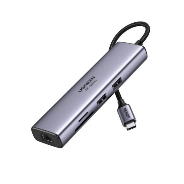 UGREEN 60515 Revodok 7-in-1 HDMI 4K@60Hz USB C Hub