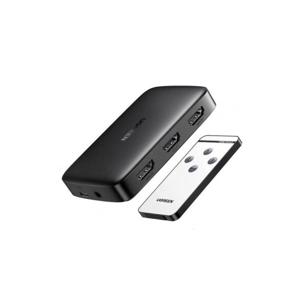 UGREEN 80125 HDMI SWITCHER 3 IN 1 OUT 4K @ 30HZ