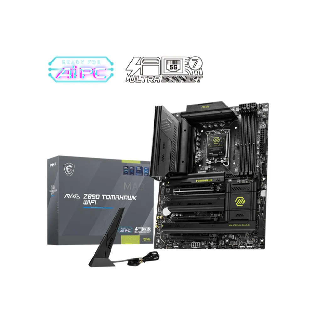MSI MAG Z890 TOMOHAWK WIFI LGA 1851 Intel Z890 SATA 6Gb/s ATX Motherboard