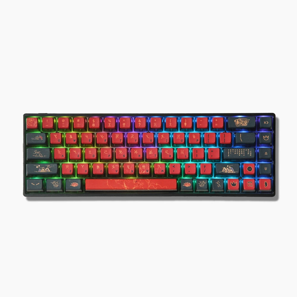 Skyloong GK68 JIUWEI Tri-mode Wireless RGB Mechanical Keyboard – Red Switches