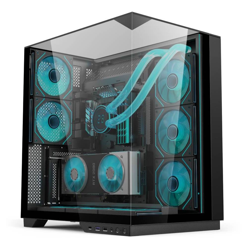 Ease EC125B Premium Mid-Tower ATX Gaming Case Black