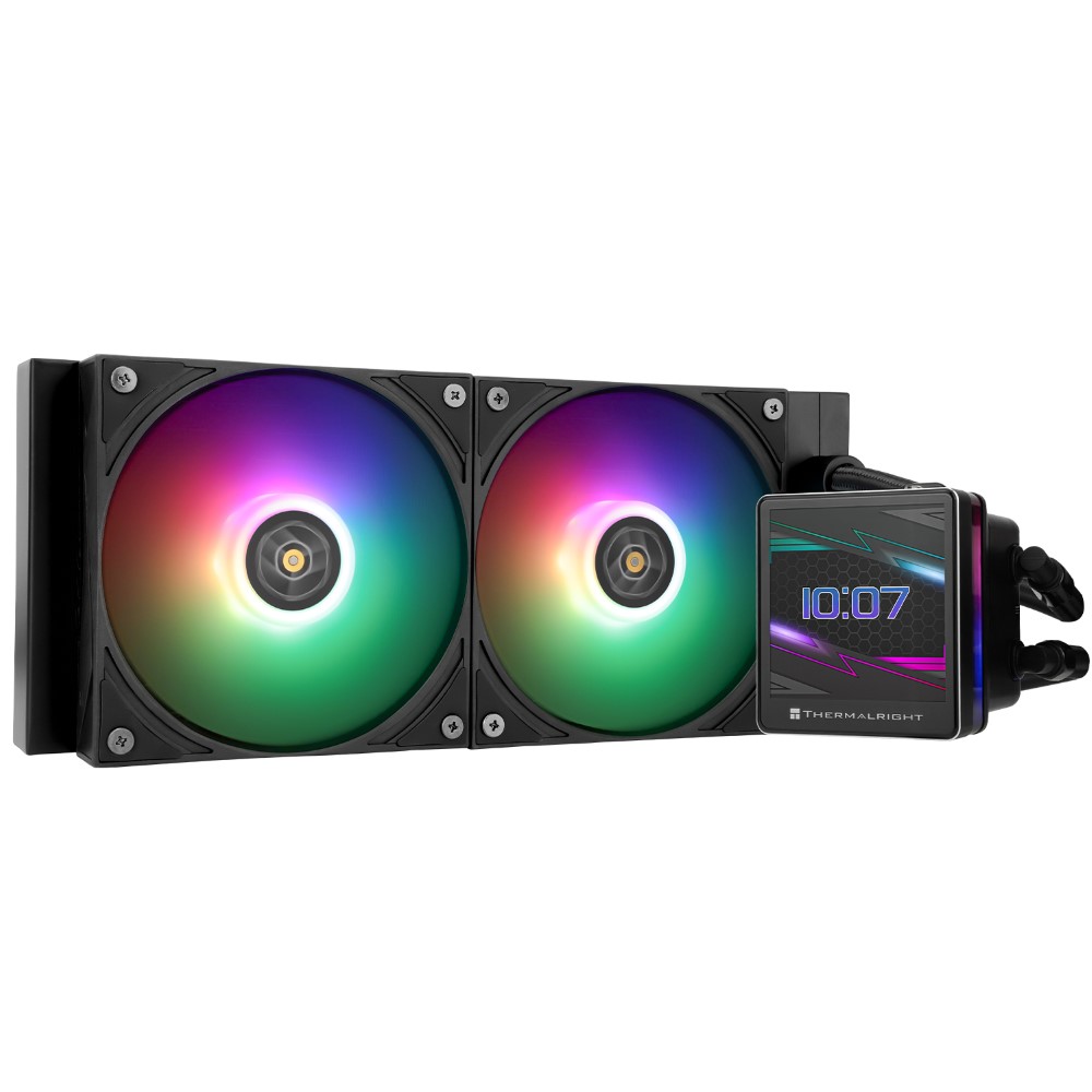 Thermalright Grand Vision 240 Black ARGB 240mm CPU AIO Liquid Cooler,IPS LCD Screen