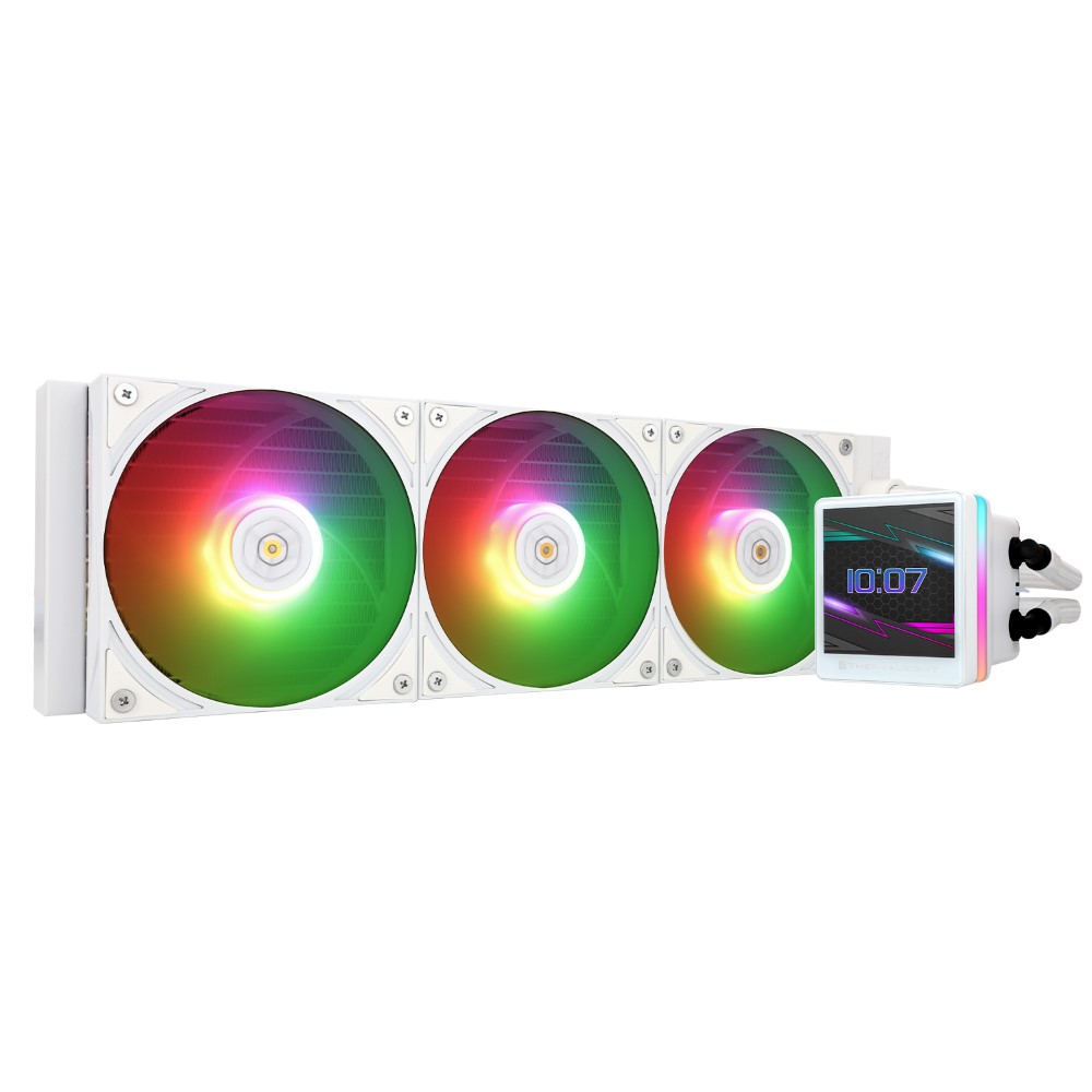 Thermalright Grand Vision 360 White ARGB 360mm CPU AIO Liquid Cooler,IPS LCD Screen